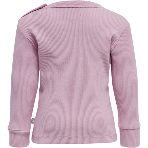 hmlSAMI T-SHIRT L/S, MAUVE MIST, packshot