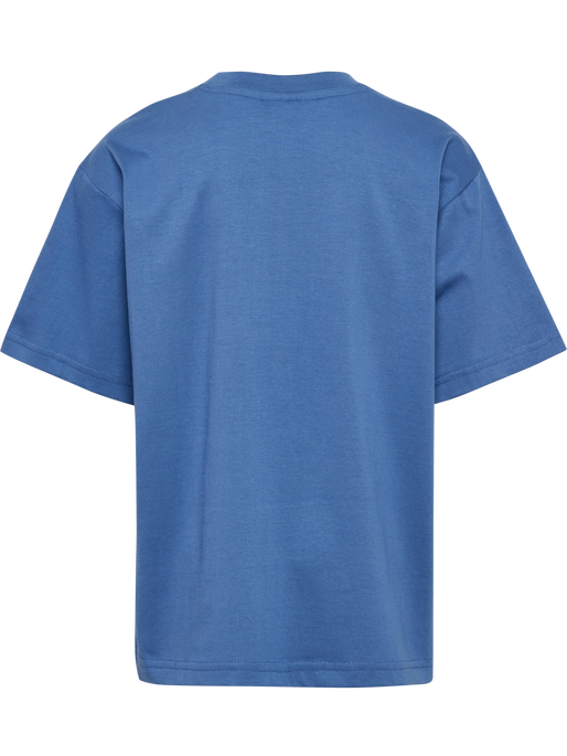 hmlJR LOOSE T-SHIRT S/S BEE, DUTCH BLUE, packshot