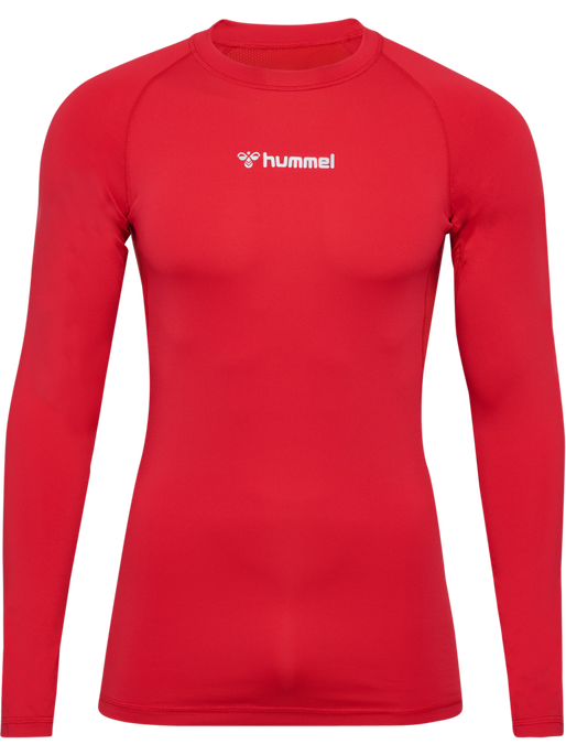 hmlBL PERFORMANCE TEE L/S, TRUE RED hmlBL PERFORMANCE TEE L/S, TRUE RED, packshot