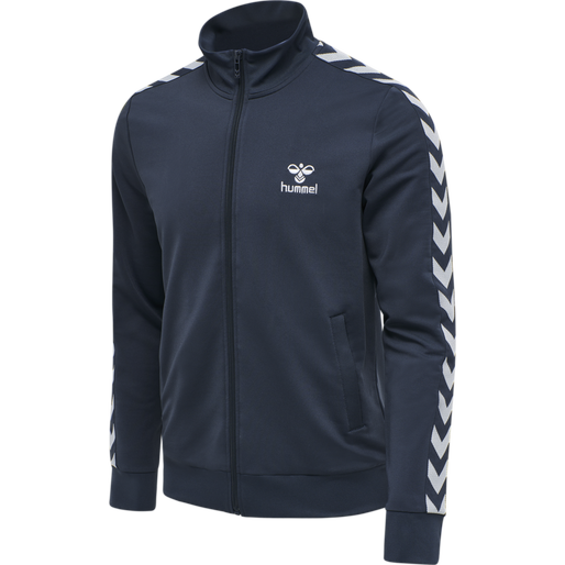 hmlNATHAN 2.0 ZIP JACKET, BLUE NIGHTS hmlNATHAN 2.0 ZIP JACKET, BLUE NIGHTS, packshot