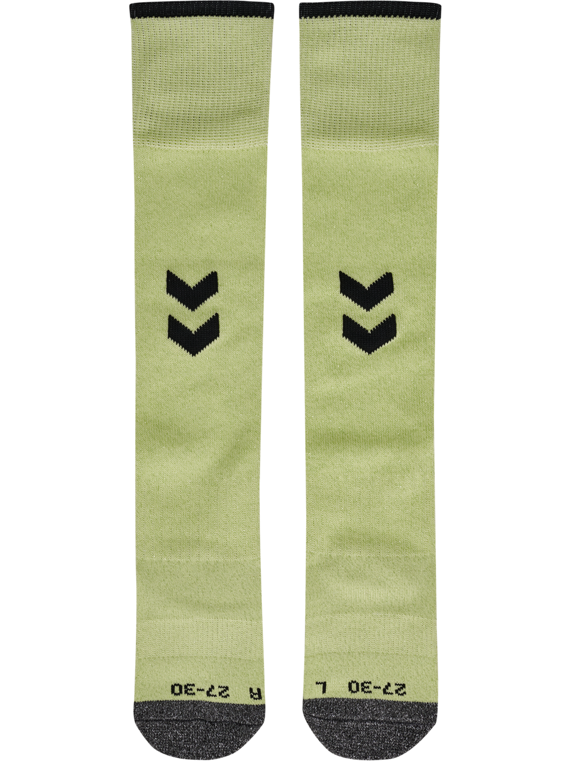 hmlJR SHIMMER CORE FOOTBALL SOCKS, SHADOW LIME, packshot