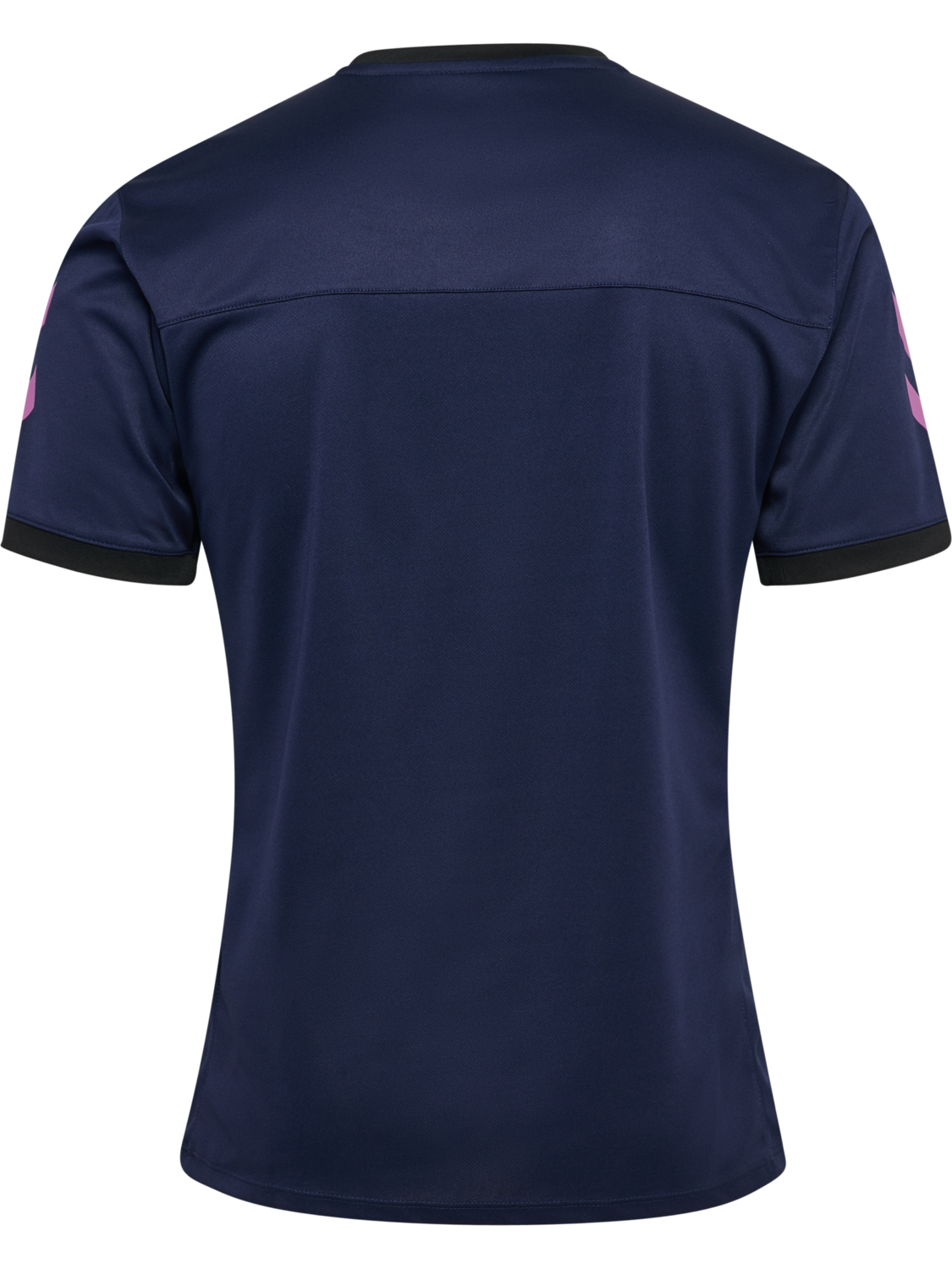 hmlBLAZE CLUB 26 POLY TEE, MARINE/PINK, packshot