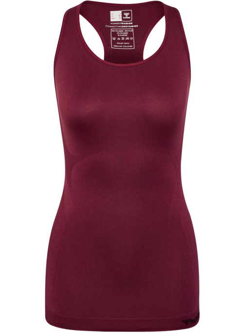 hmlTIF SEAMLESS TOP, CHOCOLATE TRUFFLE, packshot