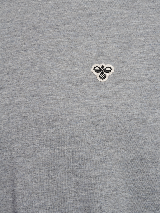 hmlLOOSE T-SHIRT BEE S/S, GREY MELANGE, packshot