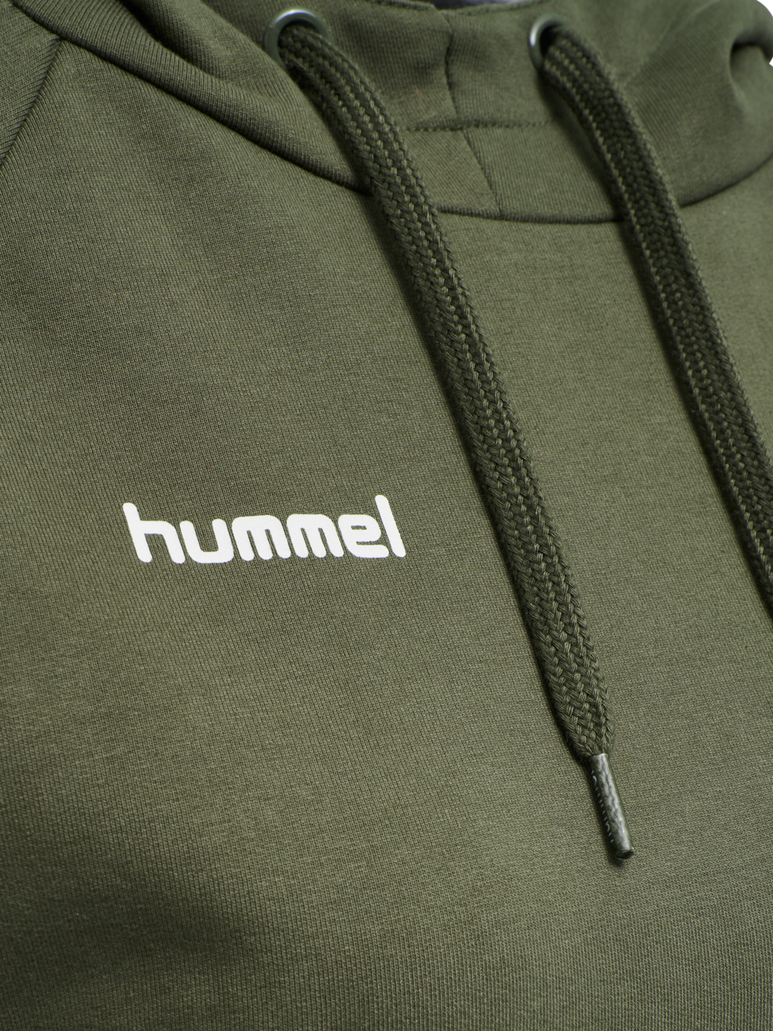 HUMMEL GO COTTON HOODIE WOMAN, GRAPE LEAF, packshot
