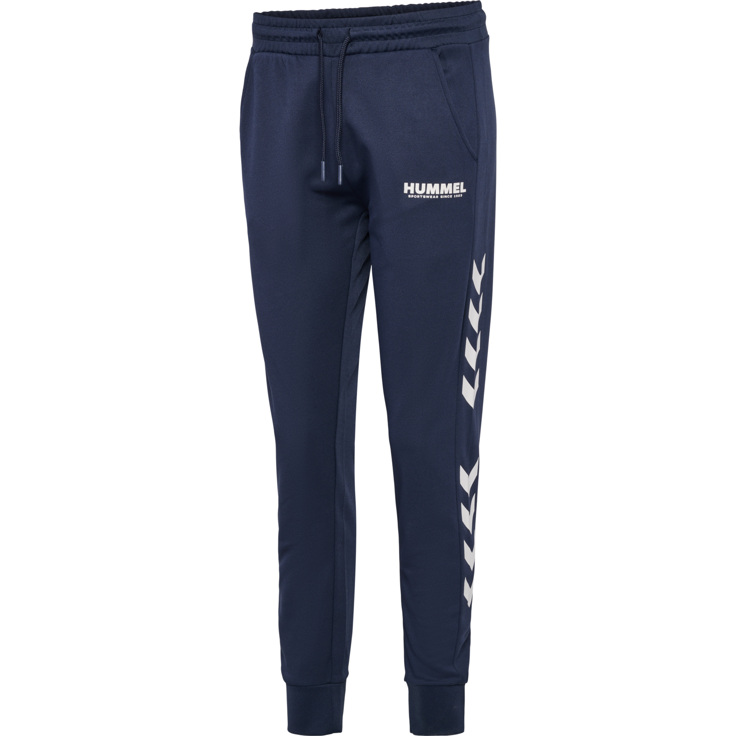 hmlLEGACY POLY WOMAN REGULAR PANTS, BLUE NIGHTS, packshot