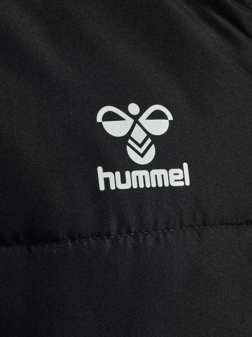 hmlESSENTIAL SHORT BENCH JKT KIDS, BLACK, packshot
