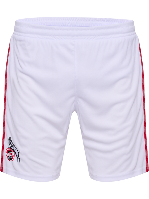 1FCK 23/24 HOME SHORTS, WHITE/TRUE RED 1FCK 23/24 HOME SHORTS, WHITE/TRUE RED, packshot