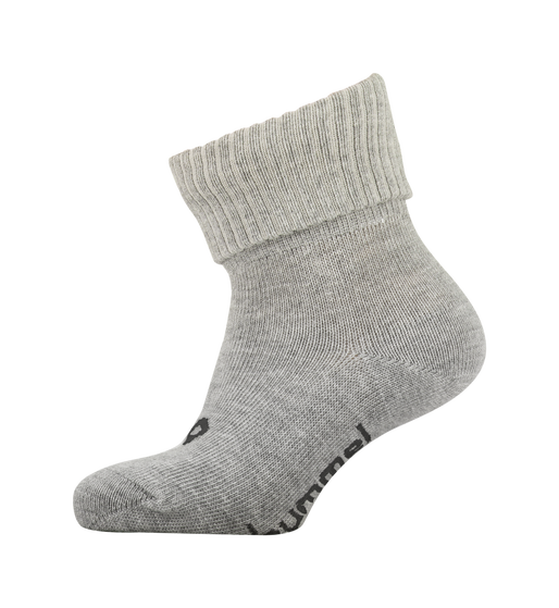 HMLSORA WOOL SOCKS, GREY MELANGE, packshot