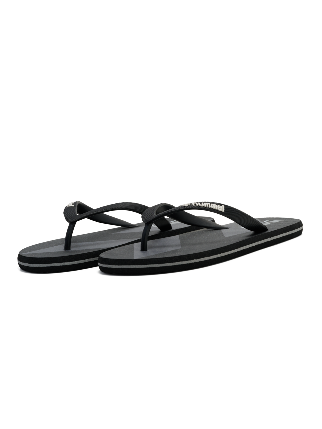 CHEVRON FLIP FLOP, BLACK, packshot