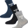 BLACK/GREY MELANGE/BLUE NIGHTS