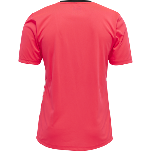 hmlREFEREE CHEVRON JERSEY S/S, DIVA PINK, packshot