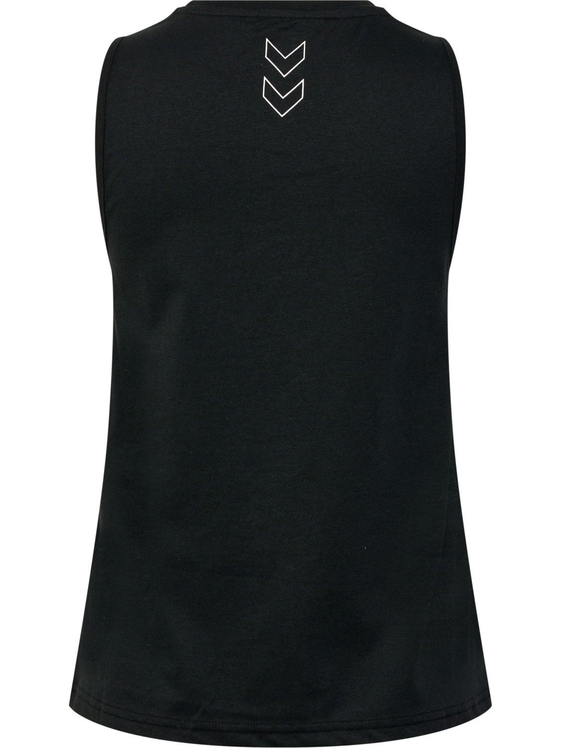 hmlTE CONFIDENT COTTON TANKTOP, BLACK, packshot