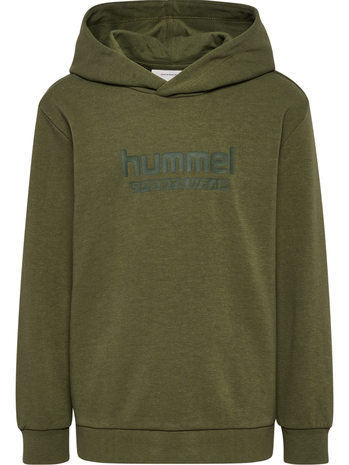 hmlJR BASE HOODIE, WINTER MOSS, packshot