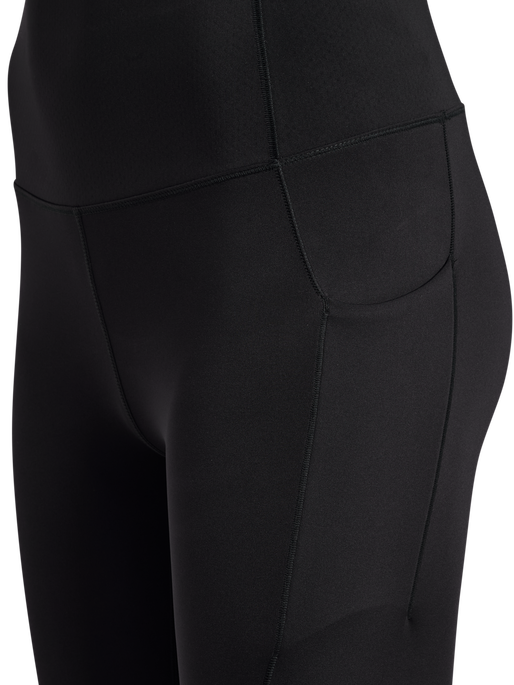 hmlHIIT INTENSITY HIGH WAIST TIGHTS, BLACK, packshot