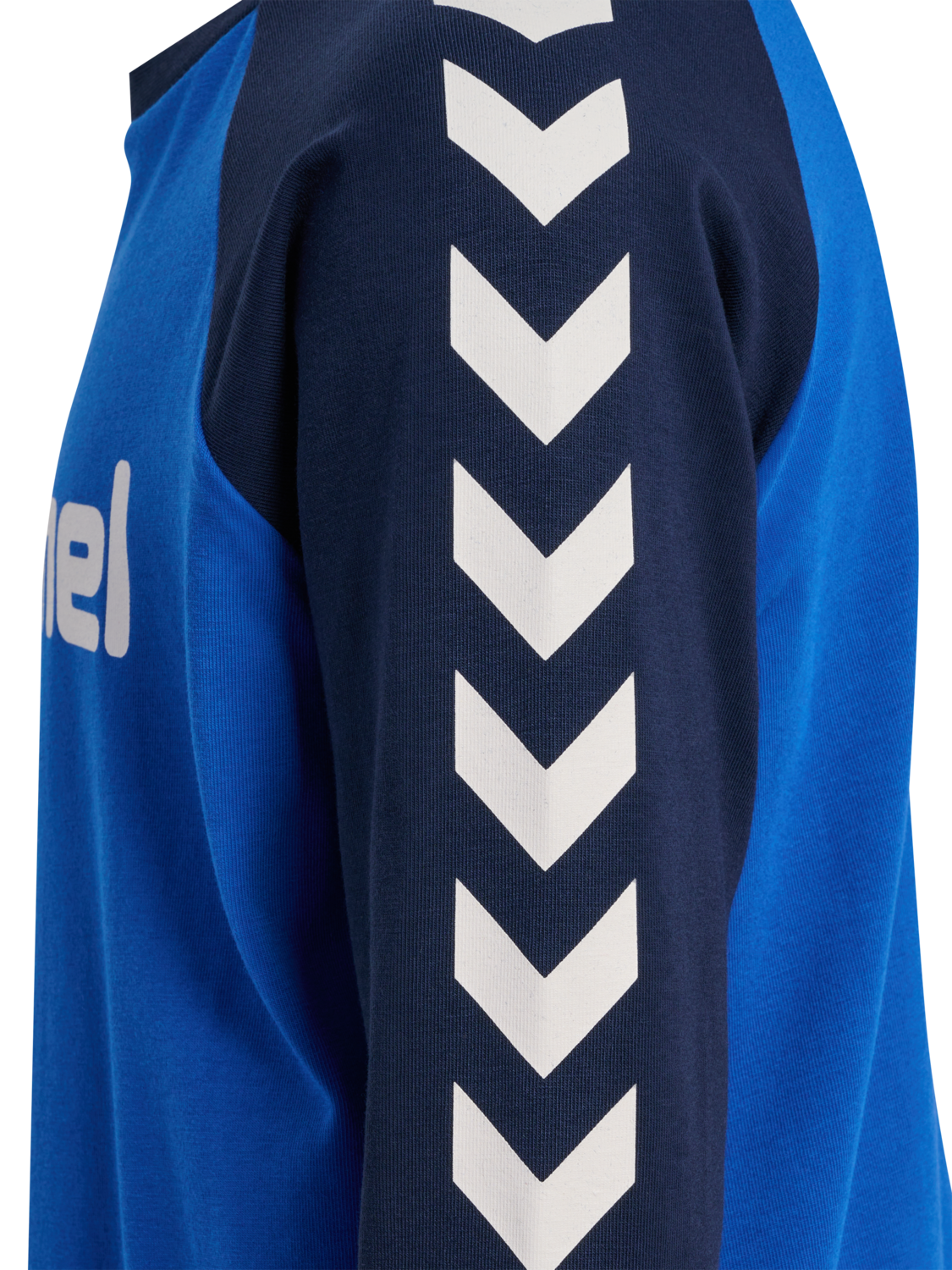 hmlBOYS T-SHIRT L/S, BLUE LOLITE, packshot