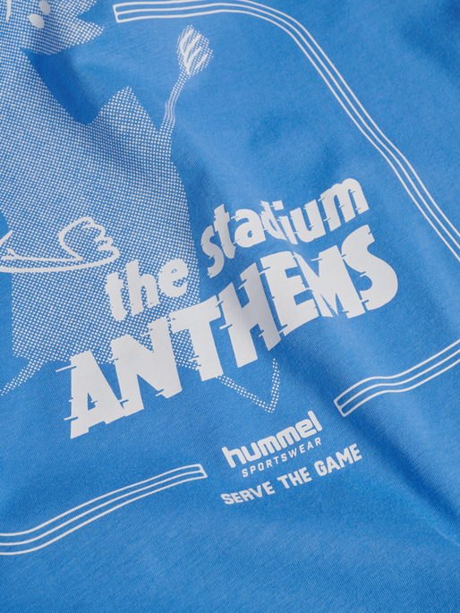 hmlJR LOOSE T-SHIRT S/S STADIUM, LICHEN BLUE hmlJR LOOSE T-SHIRT S/S STADIUM, LICHEN BLUE, packshot