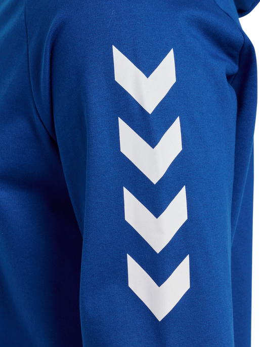 HUMMEL GO COTTON HOODIE, TRUE BLUE, packshot