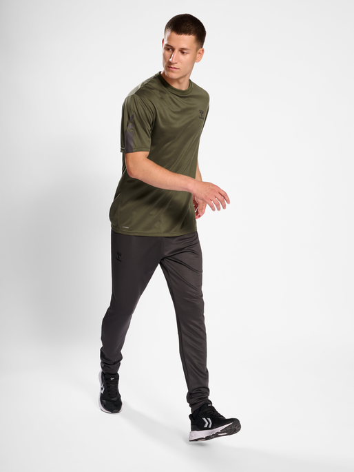 hummel ACTIVE PL JERSEY S/S - OLIVE NIGHT | hummelsport.de 