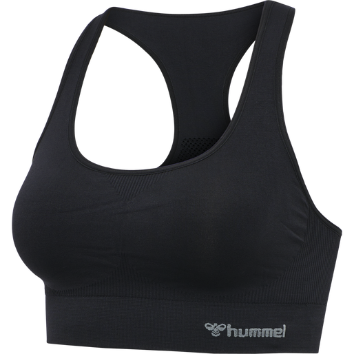 hmlTIF SEAMLESS SPORTS TOP, BLACK hmlTIF SEAMLESS SPORTS TOP, BLACK, packshot