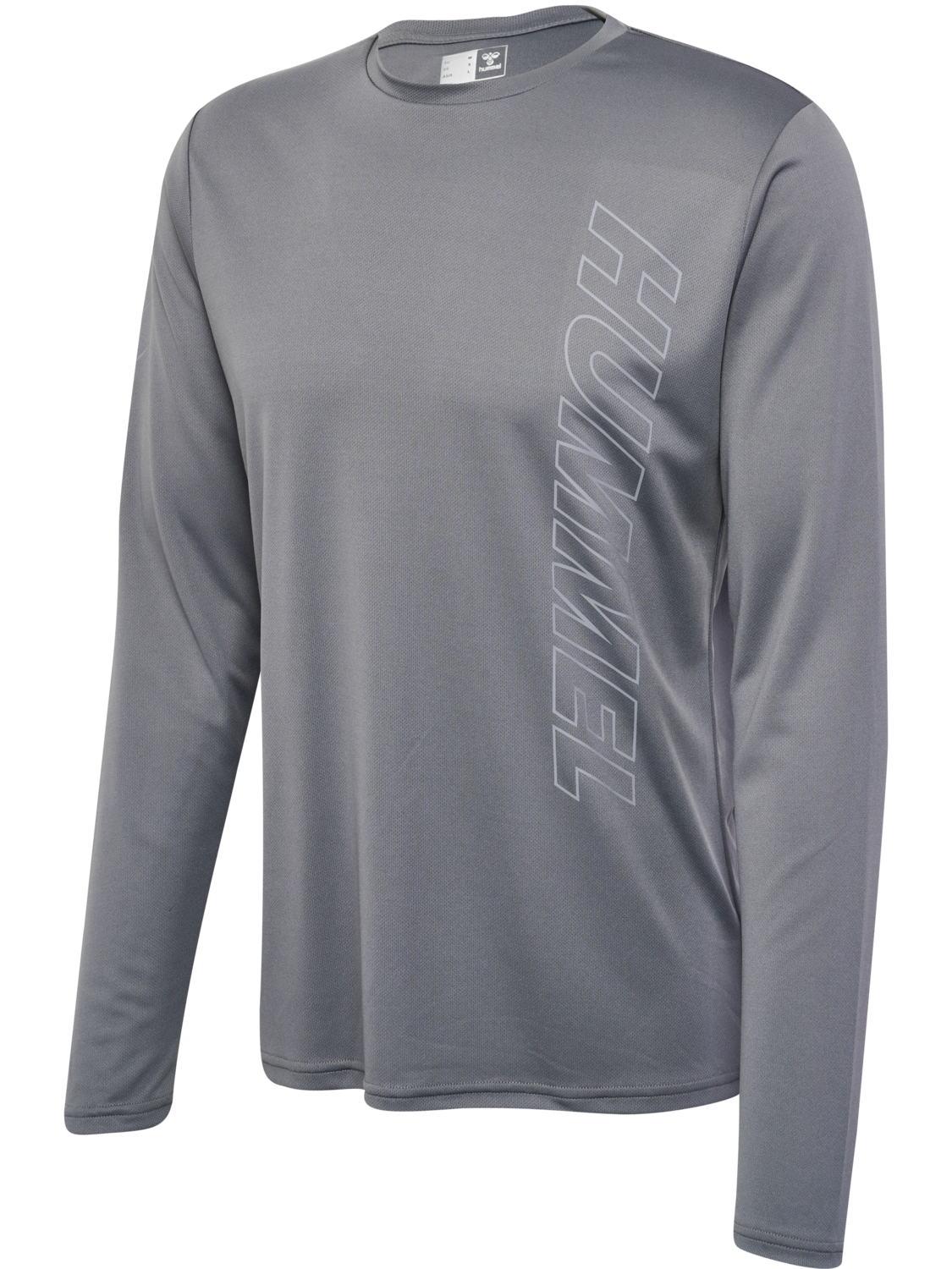 hmlTE TOPAZ T-SHIRT L/S, CHATEAU GRAY, packshot