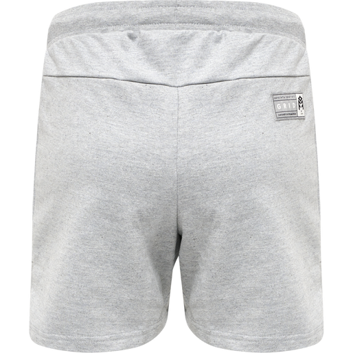 hmlMOVE GRID COTTON SHORTS WOMAN, GREY MELANGE, packshot