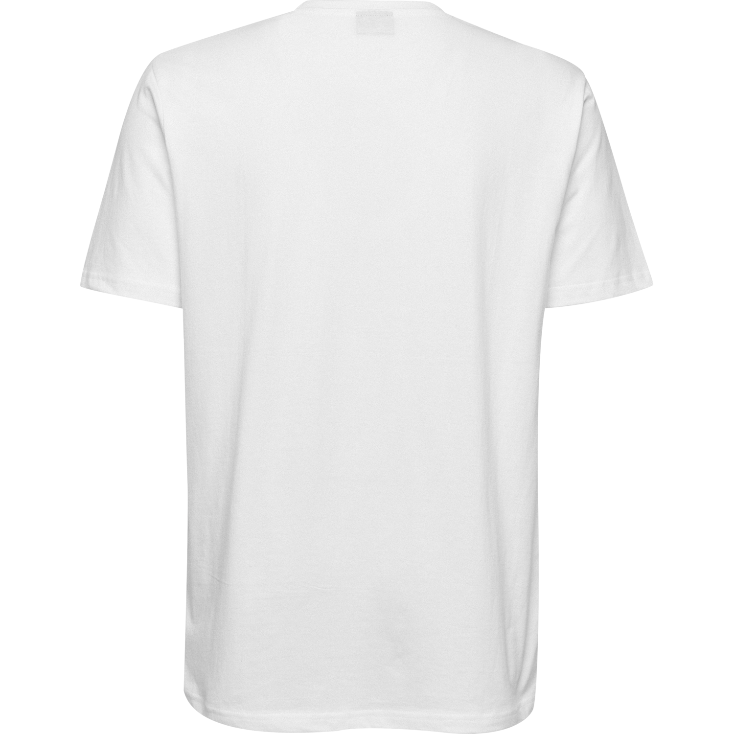 HUMMEL GO COTTON LOGO T-SHIRT S/S, WHITE, packshot