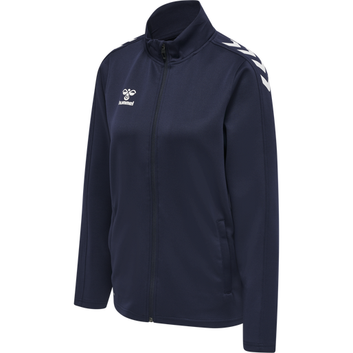 hmlCORE XK POLY ZIP SWEAT WOMAN, MARINE, packshot