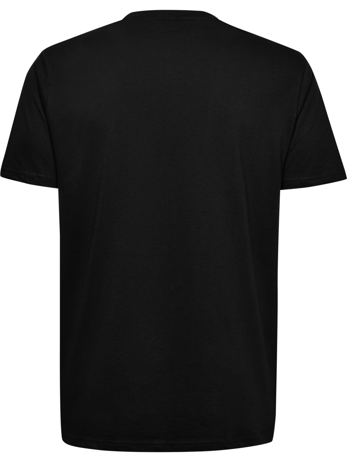 HUMMEL GO COTTON LOGO T-SHIRT S/S, BLACK, packshot