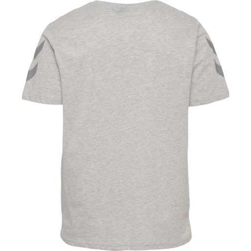 hmlLEGACY CHEVRON T-SHIRT, GREY MELANGE hmlLEGACY CHEVRON T-SHIRT, GREY MELANGE, packshot