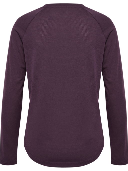 hmlMT VANJA T-SHIRT L/S, PLUM PERFECT hmlMT VANJA T-SHIRT L/S, PLUM PERFECT, packshot