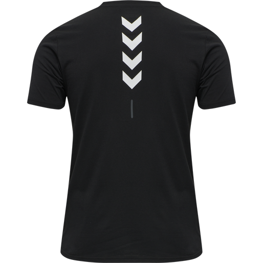 hmlTE CALLUM COTTON T-SHIRT, BLACK, packshot