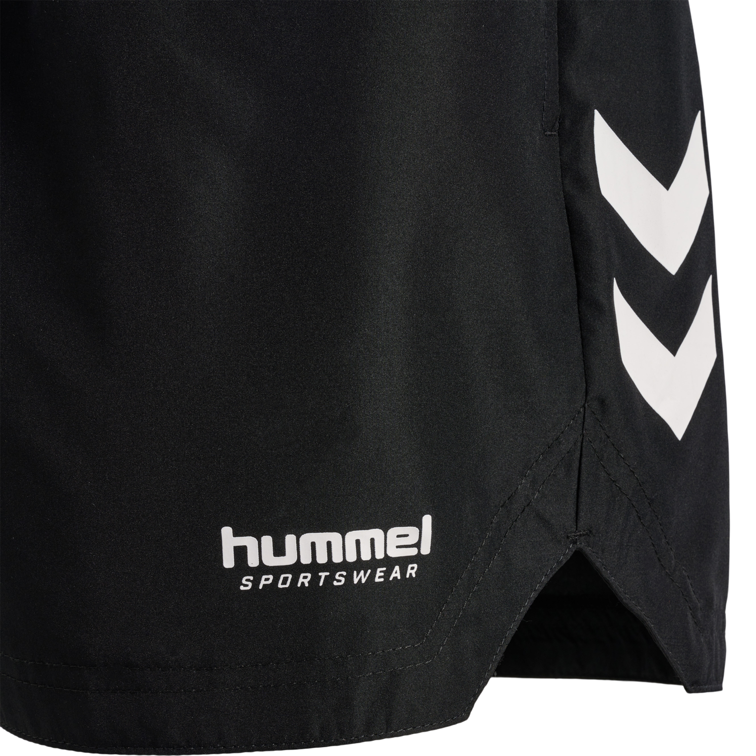 hmlNED SWIM SHORTS, BLACK, packshot