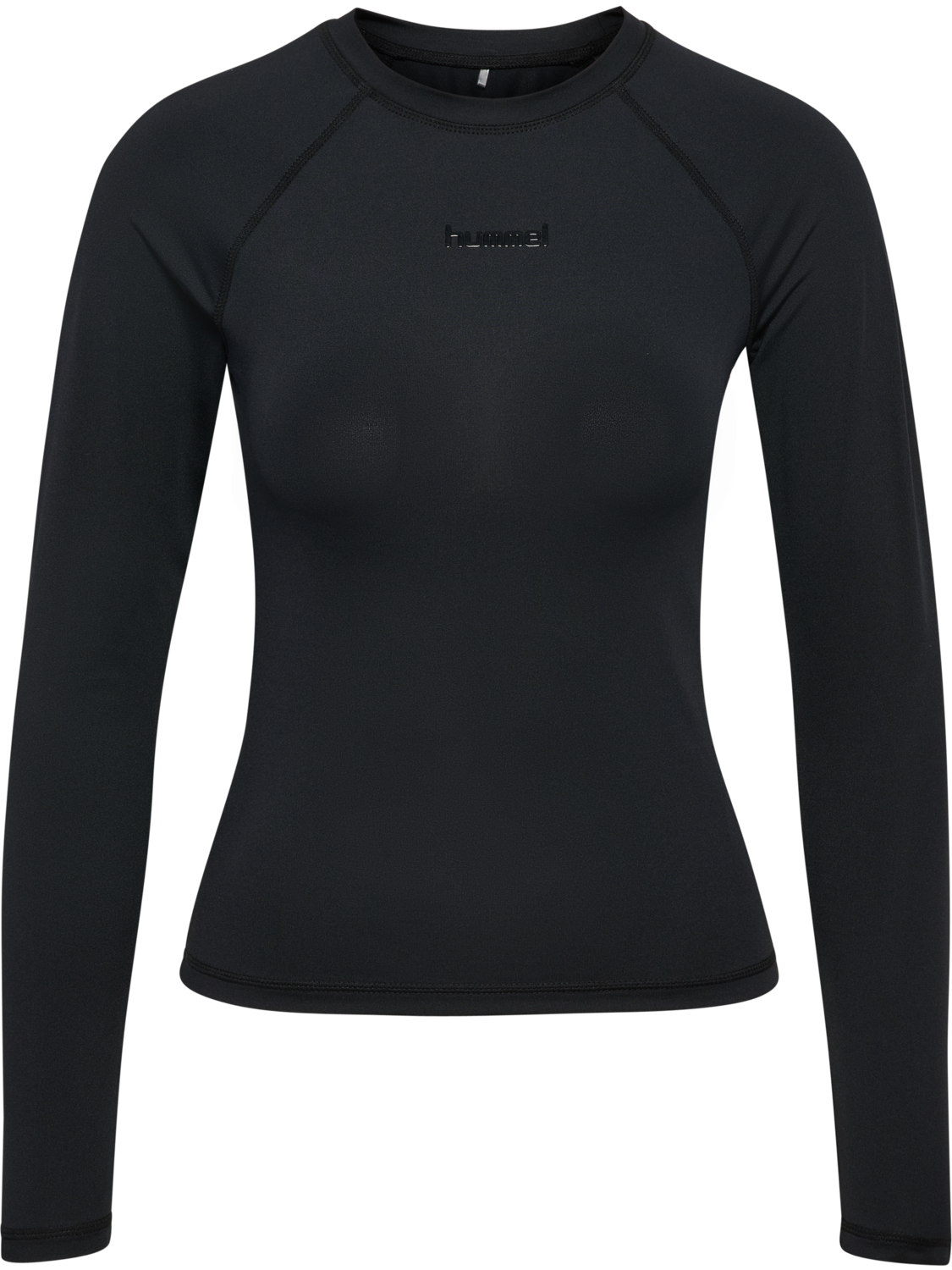 hmlPRIMA W T-SHIRT L/S, BLACK, packshot