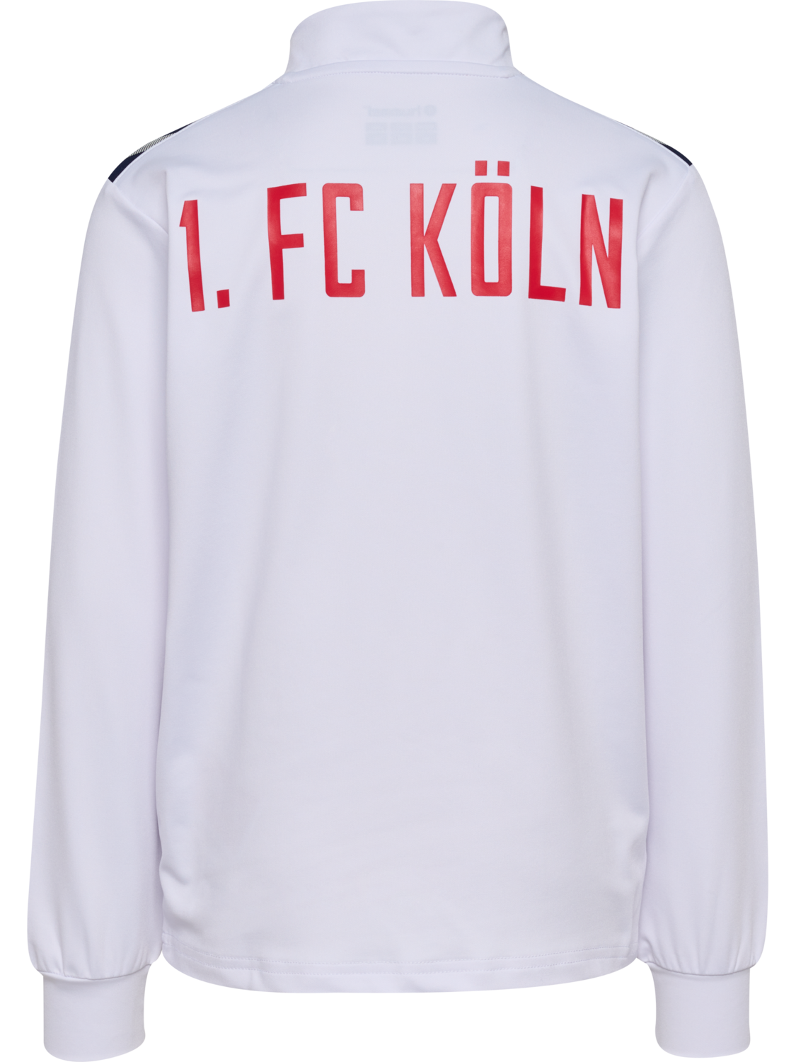 1FCK 23/24 WARM UP HALF ZIP KIDS, WHITE/TRUE RED, packshot