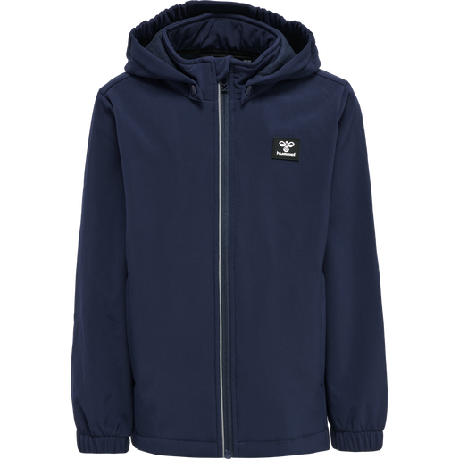 hmlMARS SOFTSHELL JACKET, BLACK IRIS hmlMARS SOFTSHELL JACKET, BLACK IRIS, packshot
