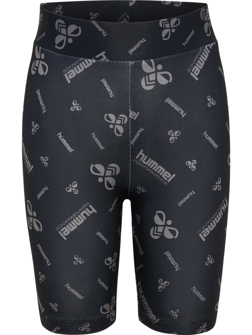 hmlJR GYM SHORT TIGHTS, BLACK/EBONY hmlJR GYM SHORT TIGHTS, BLACK/EBONY, packshot