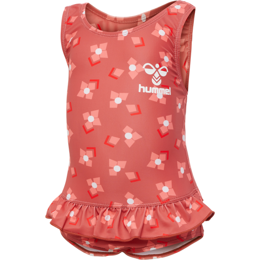 hmlFILIPPA SWIMSUIT, DUSTY CEDAR, packshot