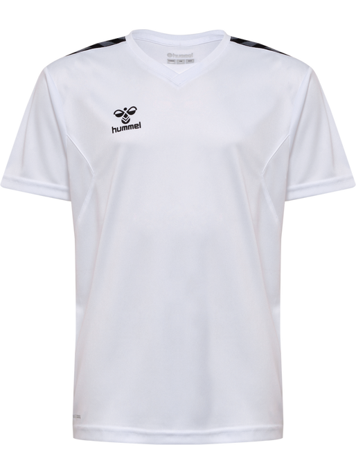 hmlAUTHENTIC PL JERSEY S/S KIDS, WHITE, packshot