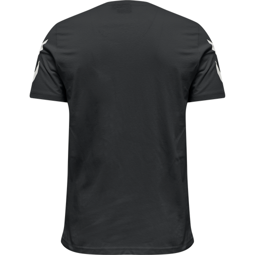 hmlLEGACY CHEVRON T-SHIRT PLUS, BLACK, packshot