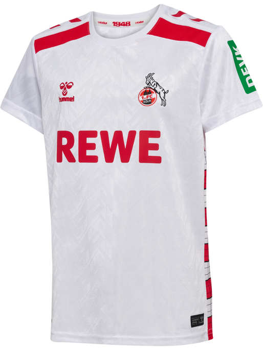 1FCK 24/25 HOME JERSEY S/S KIDS, WHITE/TRUE RED, packshot