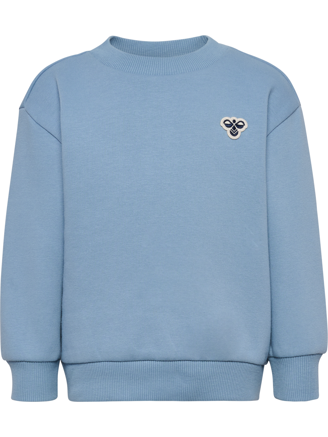 hmlMINI LOOSE CREWNECK BEE, FADED DENIM, packshot