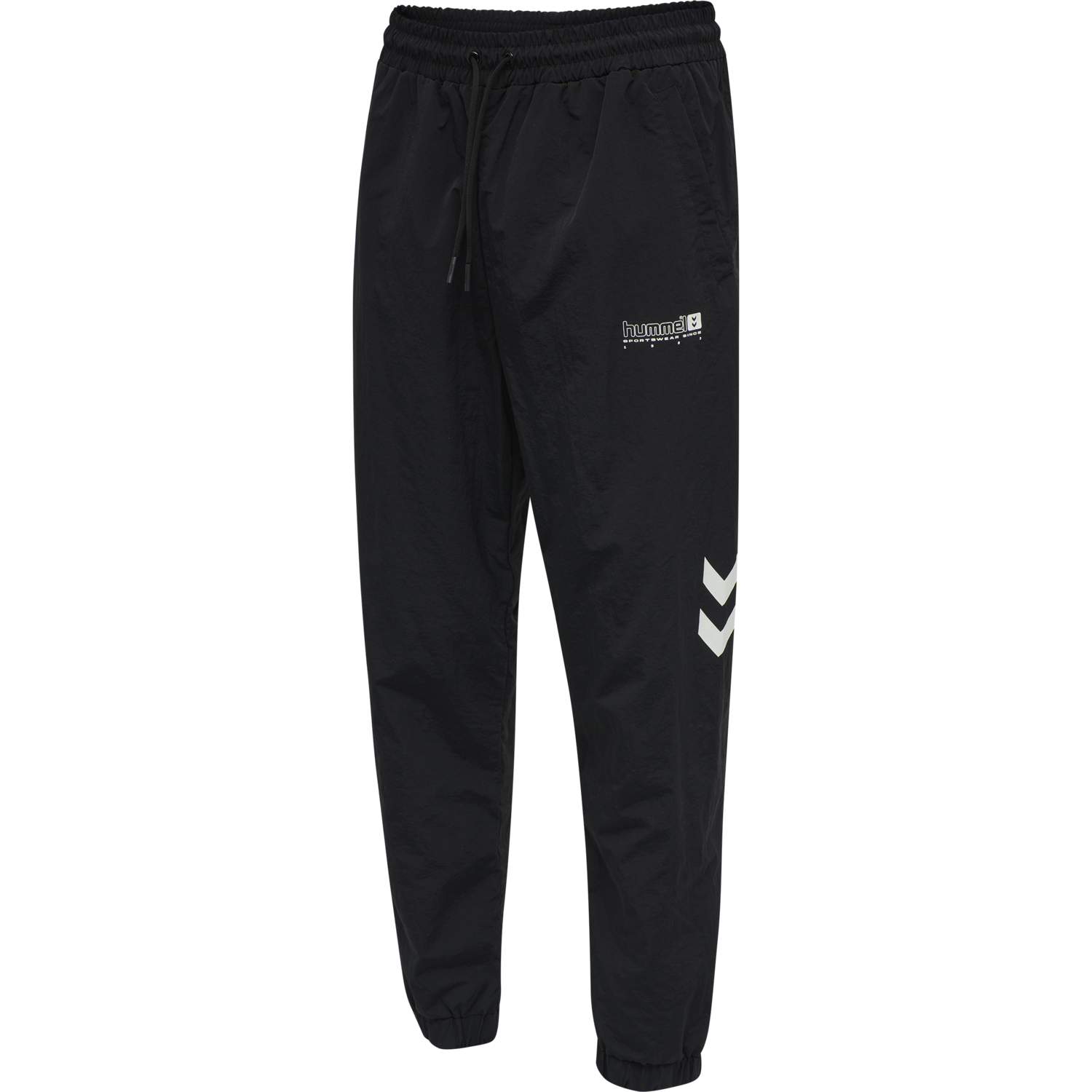 hmlLGC MUSA WOV REGULAR PANTS, BLACK, packshot