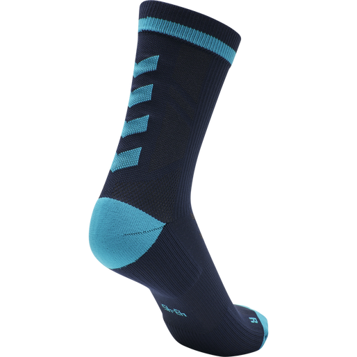 ELITE INDOOR SOCK LOW PA, DARK SAPPHIRE/BLUEBIRD, packshot