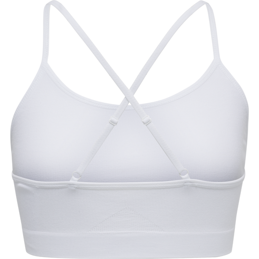 hmlJUNO SEAMLESS BRA, WHITE hmlJUNO SEAMLESS BRA, WHITE, packshot