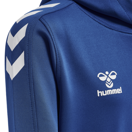 hmlCORE XK POLY KIDS SWEAT HOODIE, TRUE BLUE, packshot