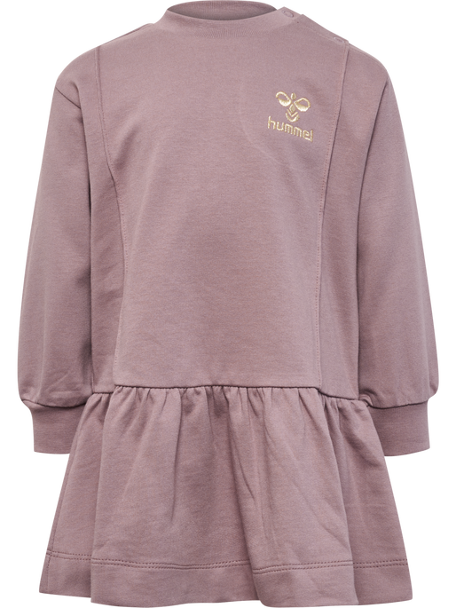 hmlHELLE DRESS L/S, TWILIGHT MAUVE, packshot