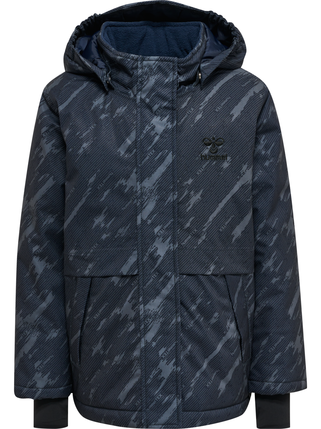 hmlURBAN TEX JACKET, BLACK IRIS, packshot