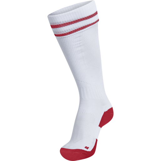 ELEMENT FOOTBALL SOCK , WHITE/TRUE RED, packshot