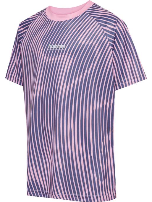 hmlJR GOAL AOP T-SHIRT S/S, PINK-A-BOO, packshot